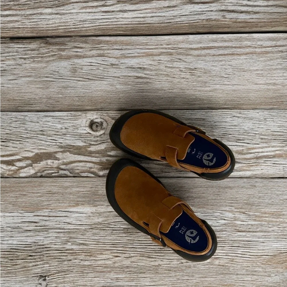 💕Birkenstock Reykjavik Mink Narrow Nubuck Leather Shoes